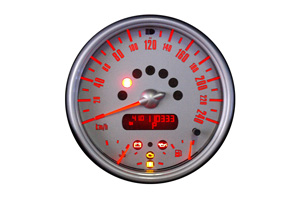 MINI - Reparatur Beleuchtungsausfall Geschwindigkeitsanzeige