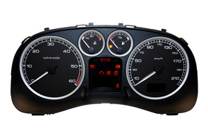 Peugeot 307 - KM-Display Ausfall Reparatur