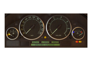 Range Rover Sport - Kombiinstrument Display nach Reparatur ohne Pixelfehler
