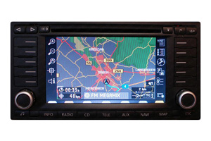 VW Touran 1 - RNS-MFD 2 Navigation Reparatur Displayfehler