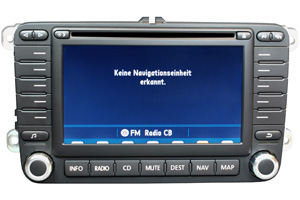 VW Passat B6 - RNS-MFD 2 Navigation Reparatur Totalausfall 'Keine Navigationseinheit erkannt'