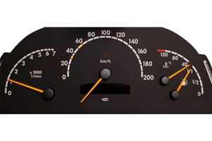 Mercedes Vito W638 - Reparatur Kombiinstrument Temperaturanzeige