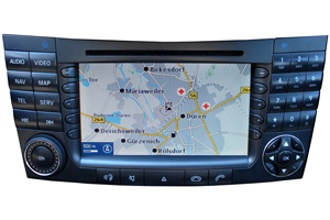 Mercedes E W211 COMAND Navigationssystem - Lesefehler / Laufwerkfehler, Displayfehler, Komplettausfall Reparatur