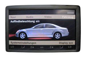 Mercedes Navi Pixelfehler Reparatur, Display / Monitor fehlerhaft oder beschädigt