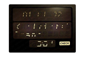Opel Omega B - Displayreparatur. Pixelfehler Bordcomputer vor der Reparatur