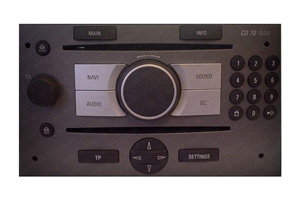 Opel CD70 / DVD90 / DVD100 - CD/DVD Lesefehler / Laufwerkfehler Reparatur / Softwarefehler, Navi fährt nicht mehr hoch oder defekt, Navi Komplettausfall. GPS-Empfang gestört, Navi Display / Monitor fehlerhaft oder beschädigt / Defekte Drehregler
